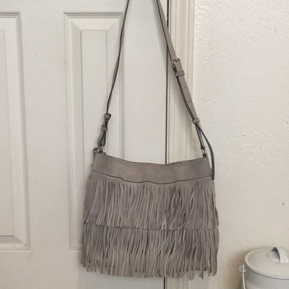EUC Michael Kors Fringe Messenger Fringe Bag - Picture 2 of 16